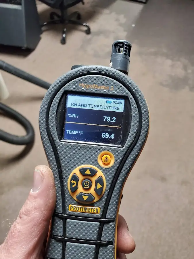 Moisture meter humidity assessment for Mold Remediation & Removal in Lemont
